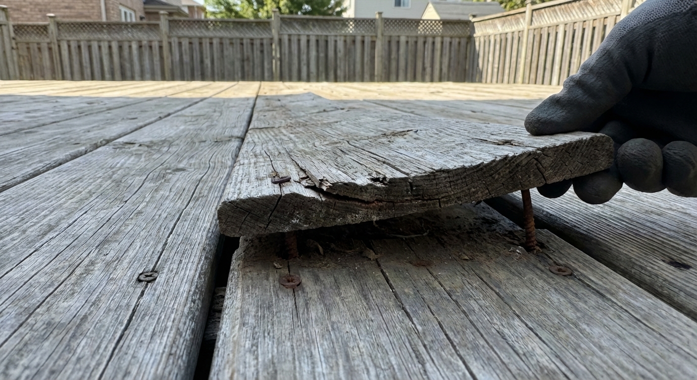 Deck board repair and replacement